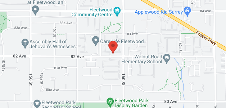 map of 18 15959 82 AVENUE